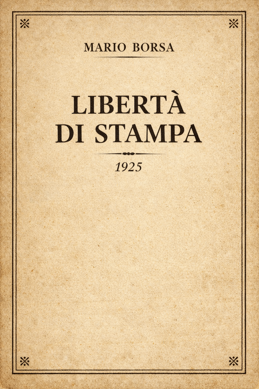 La libertà di stampa